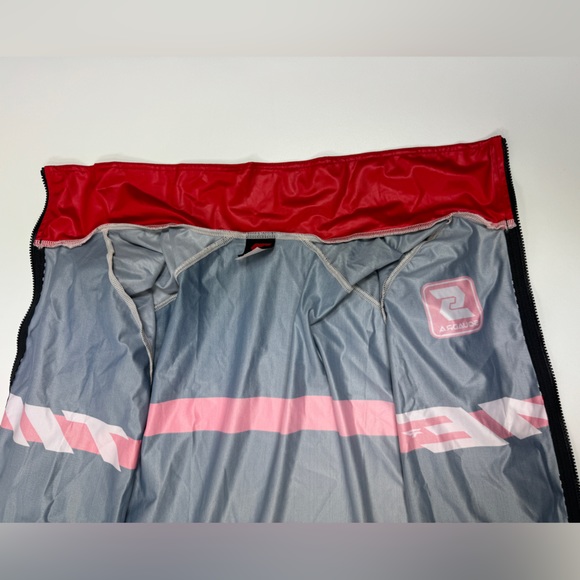 Squadra Wind Cycling Vest Sram Time Sport Pedal Team Black USA MADE 1740 Zip L - Picture 11 of 16